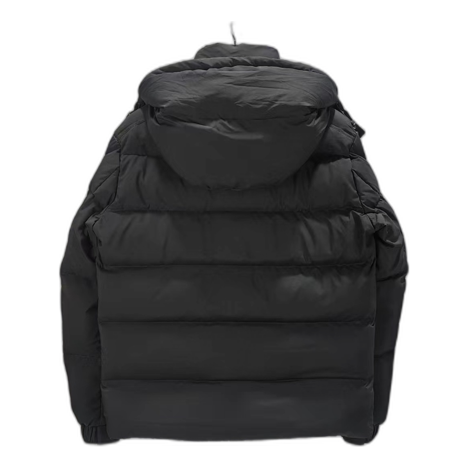 Moncler Maya Matte Hooded Down Puffer – Black