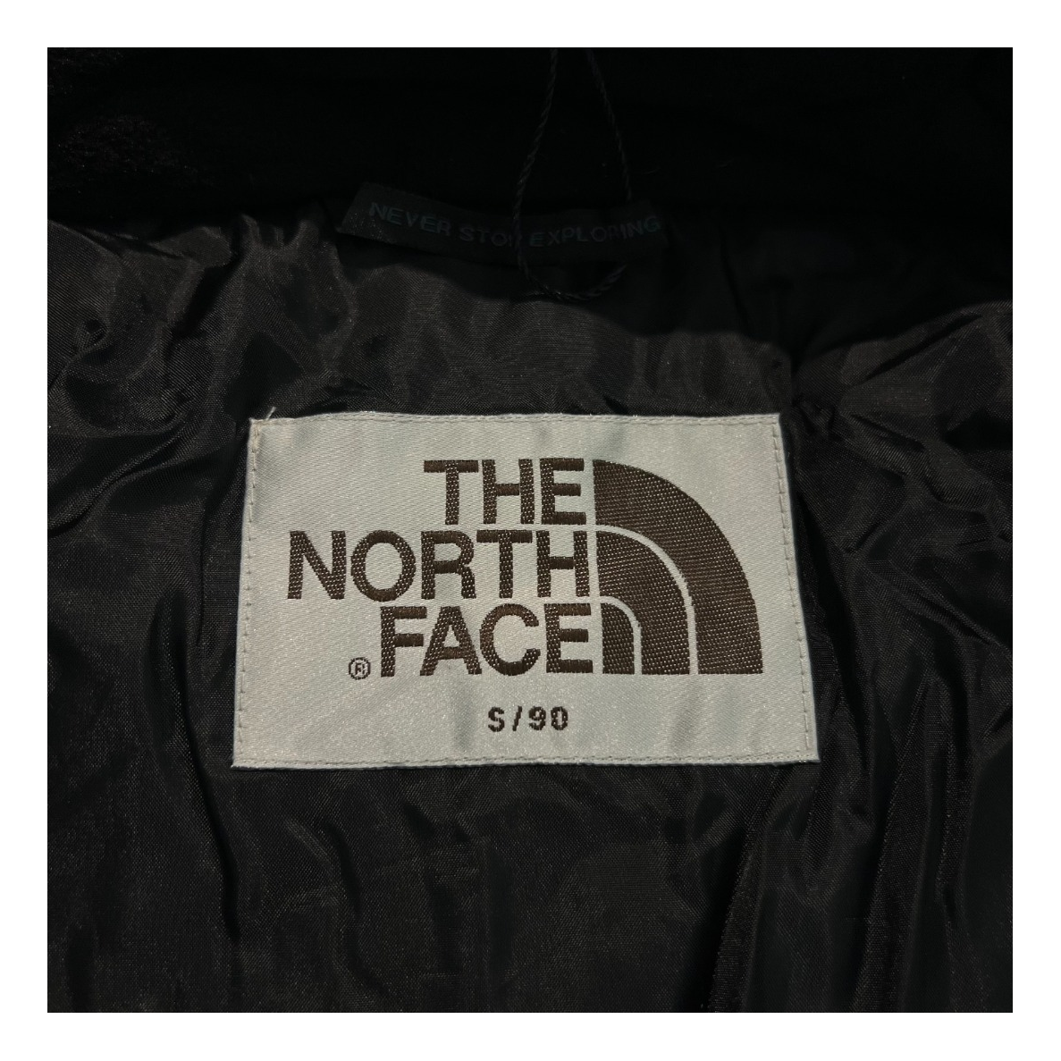 The North Face Hooded Long Puffer Coat – Black