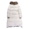 Moncler Marrionnier Long Down Coat – Ivory