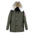 Canada Goose Chateau Parka with Fur-Trimmed Hood in Military Green