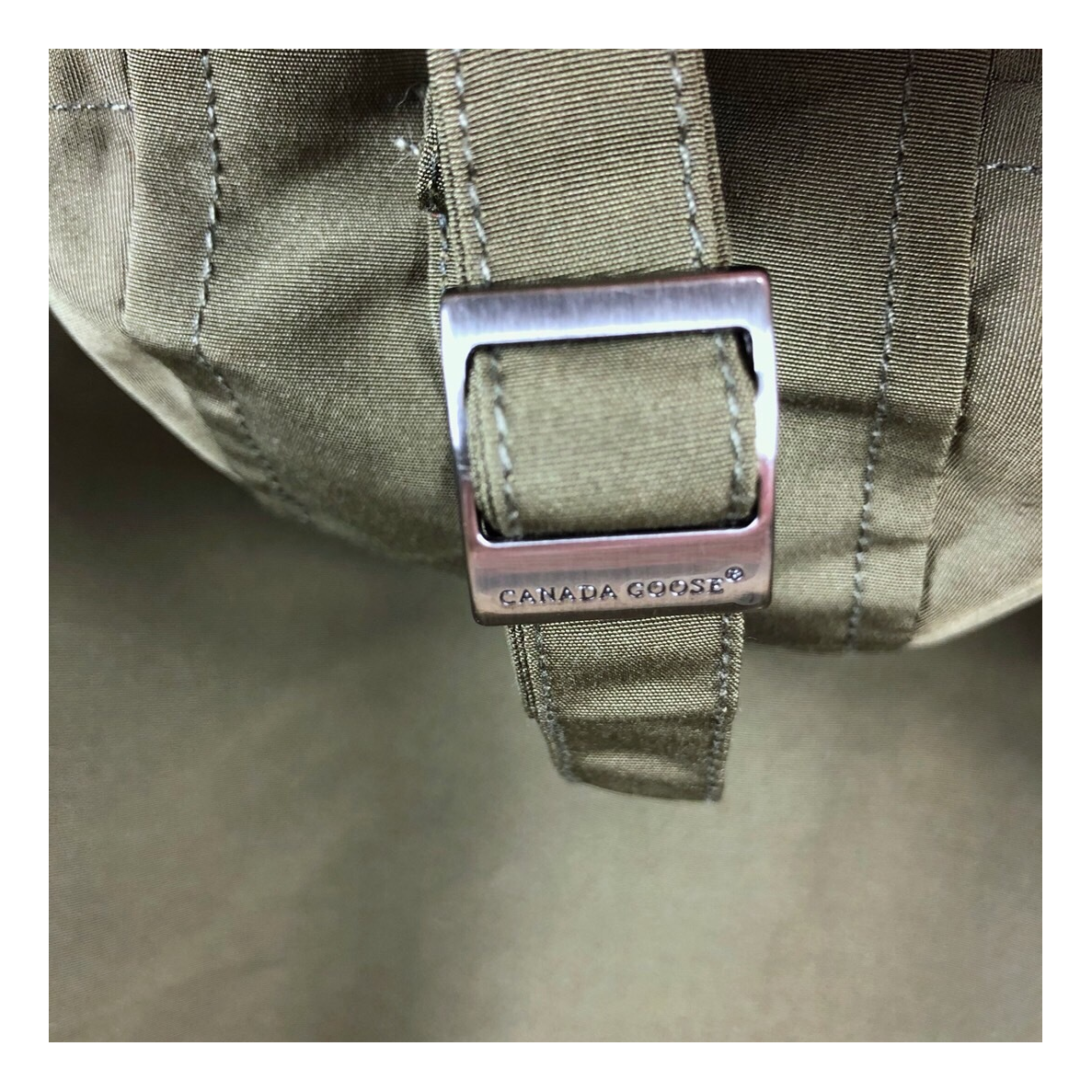 Canada Goose Chateau Parka with Fur-Trimmed Hood in Military Green