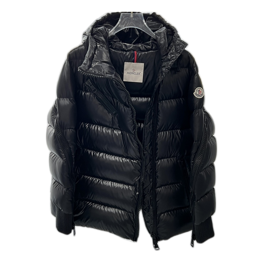 Moncler Liriope Asymmetric-Zip Hooded Puffer Jacket