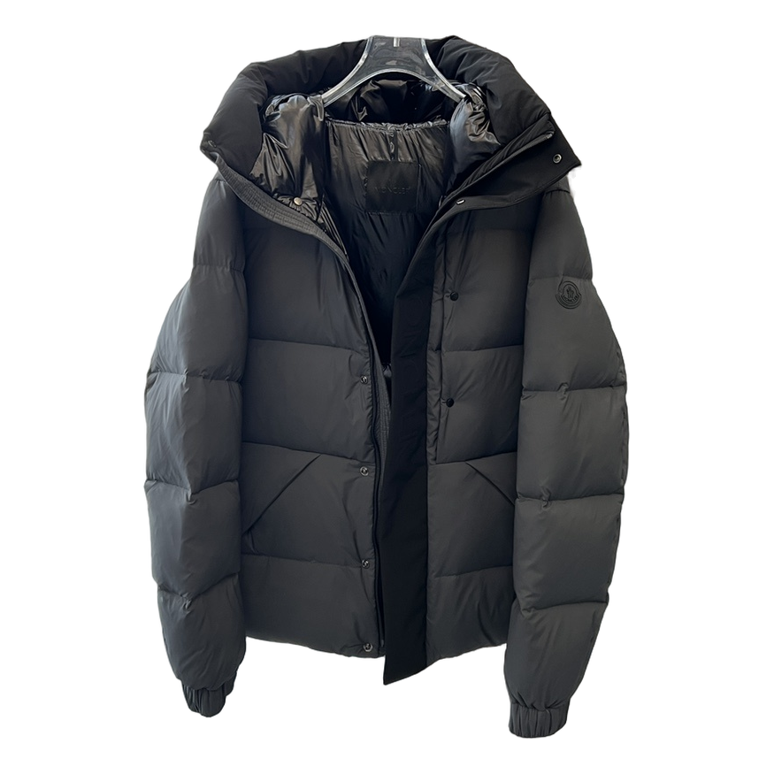 Moncler Color-Block Puffer Jacket with Contrast Hood