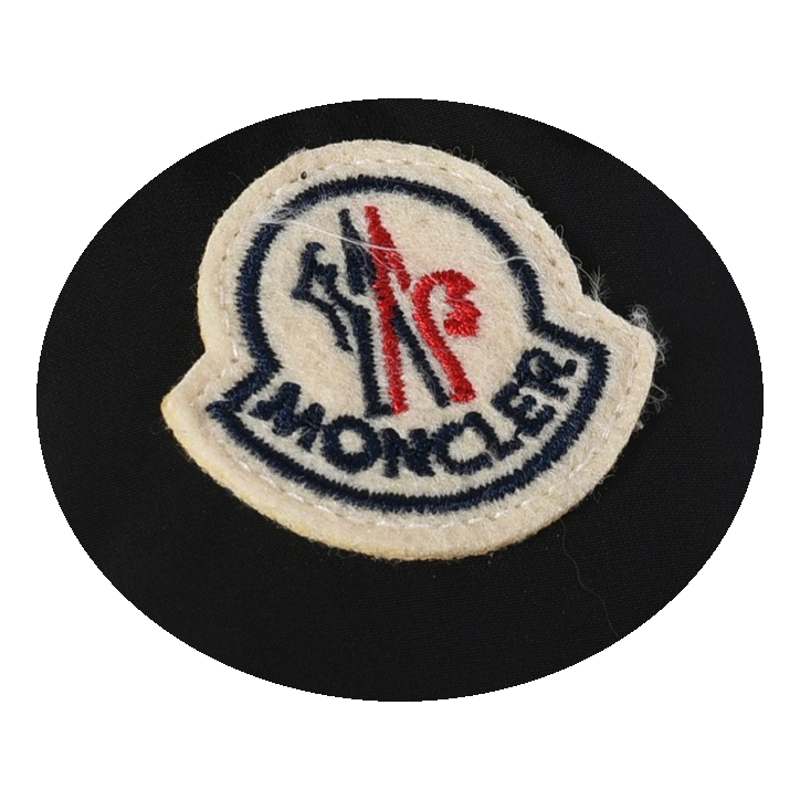 Moncler Khloe Belted Fur-Trim Hooded Long Coat – Black