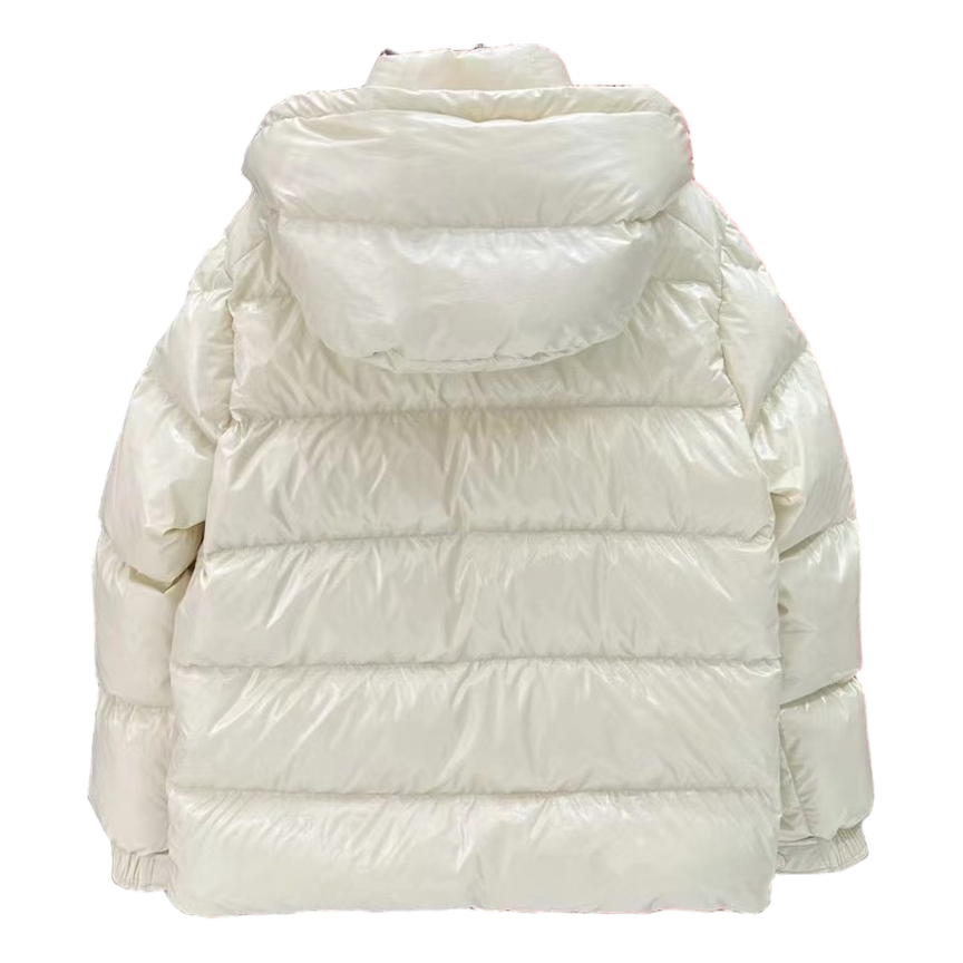 Moncler Maya 70th Anniversary Glossy Hooded Down Puffer
