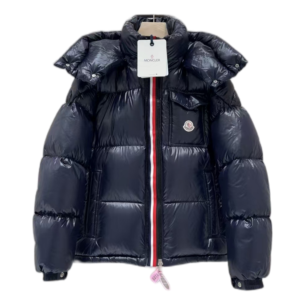 Moncler Montbeliard Hooded Down Puffer – Navy