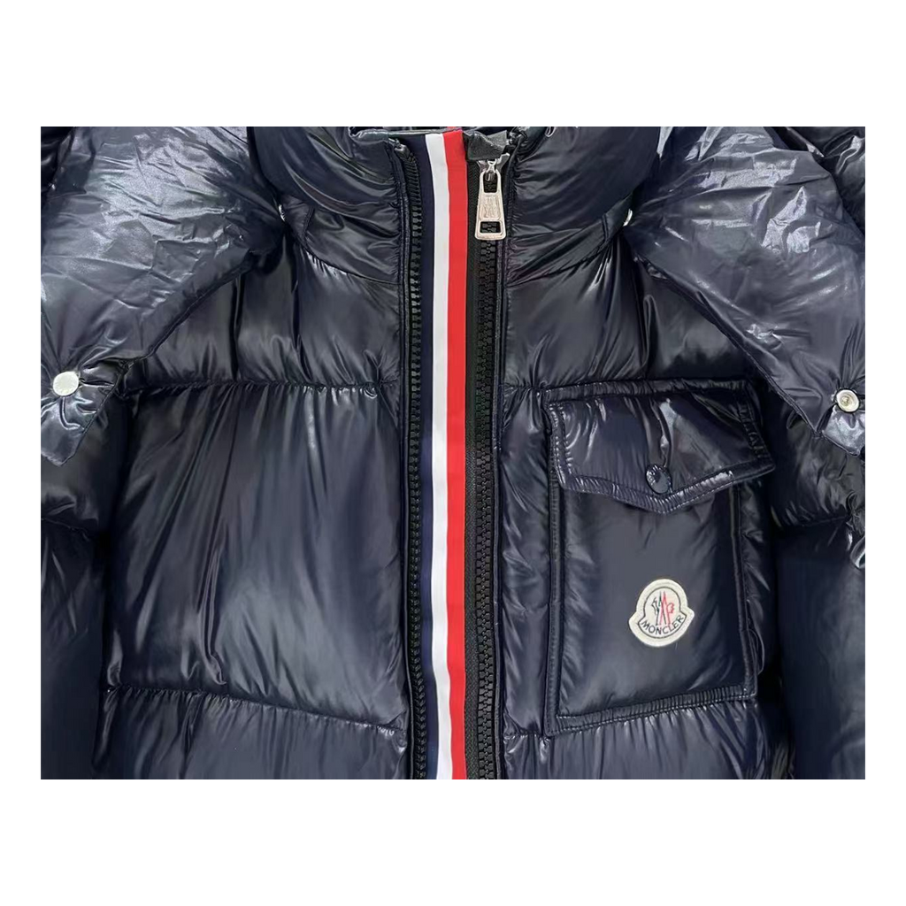 Moncler Montbeliard Hooded Down Puffer – Navy