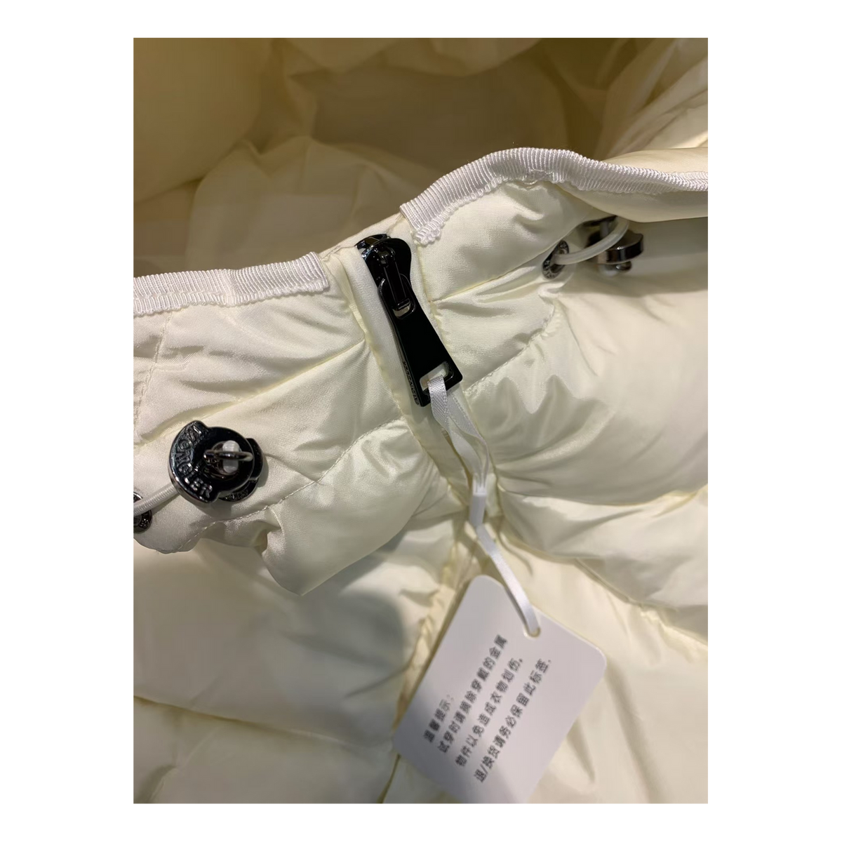 Moncler Drawstring-Hood Fitted Puffer Jacket