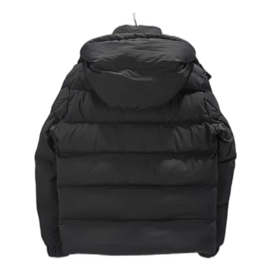 Moncler Maya Matte Hooded Down Puffer – Black