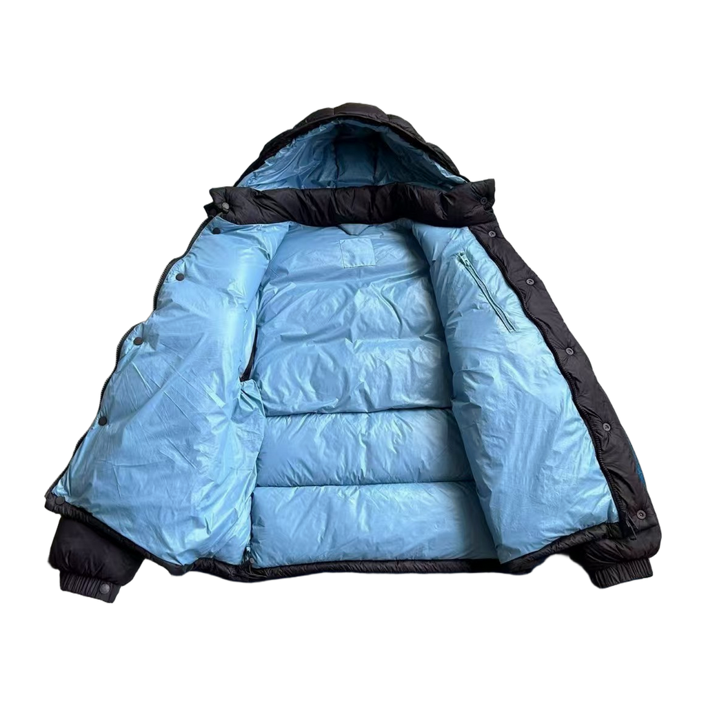 Moncler Cyclone Convertible Down Jacket in Black
