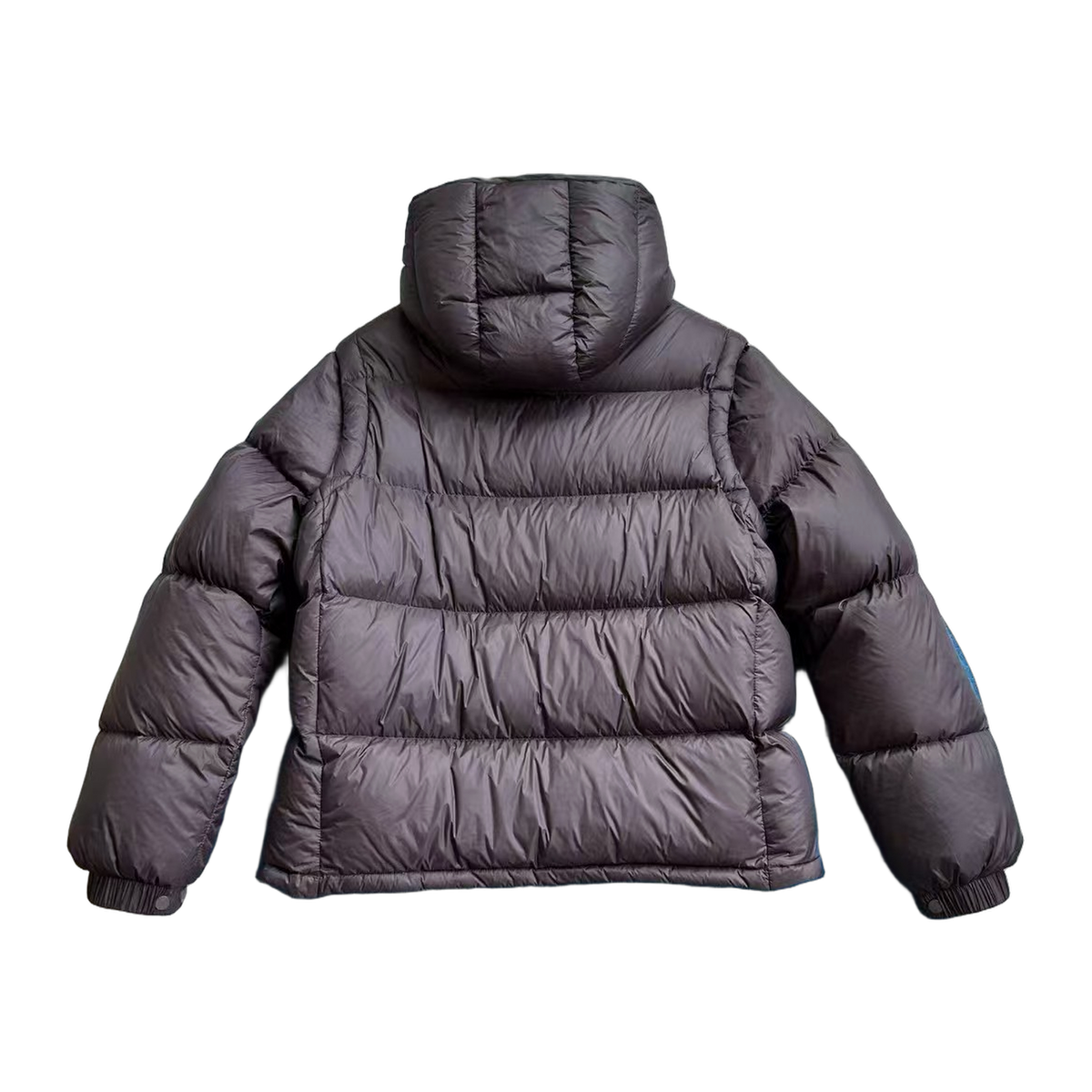 Moncler Cyclone Convertible Down Jacket in Black