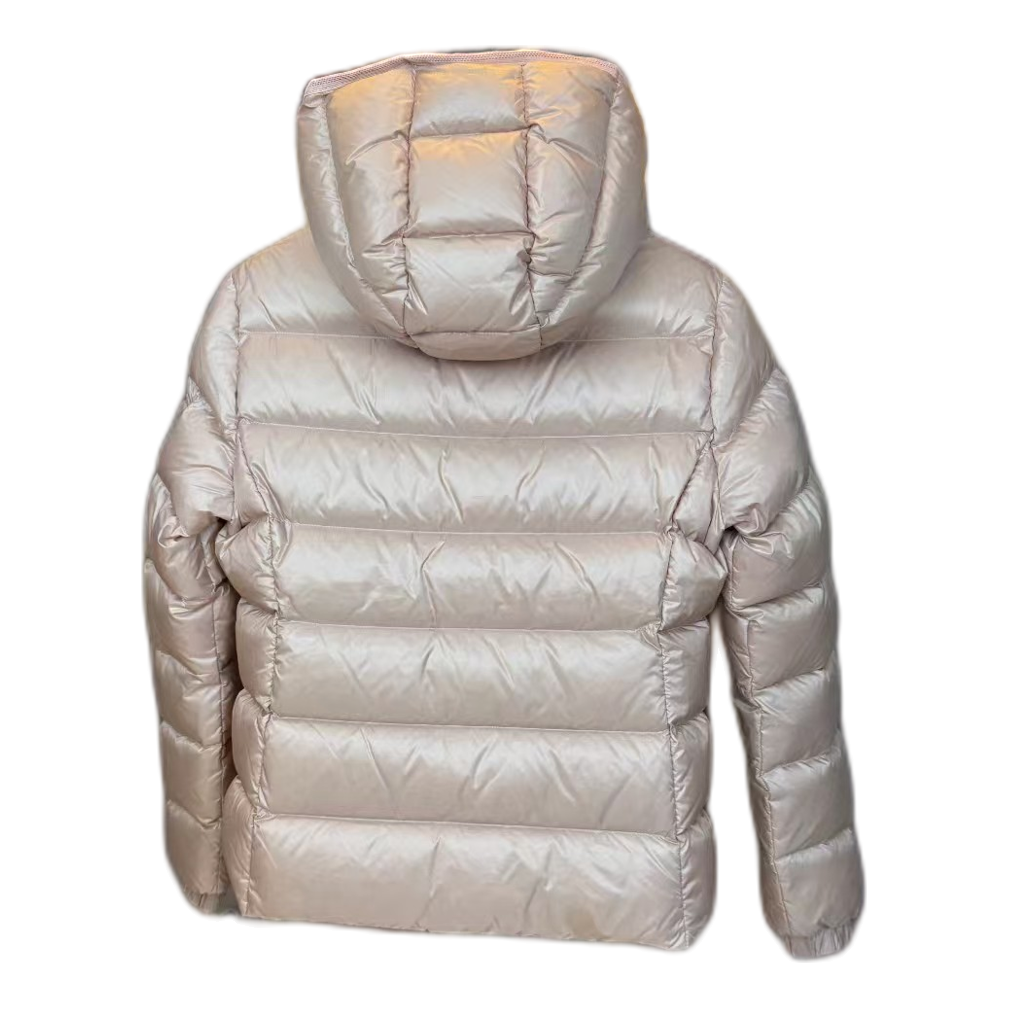 Moncler Gles Glossy Hooded Puffer Jacket