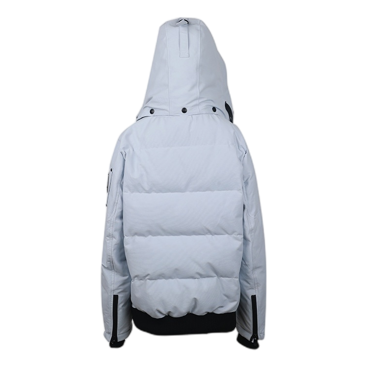 Moose Knuckles Contrast-Pocket Hooded Down Winter Parka