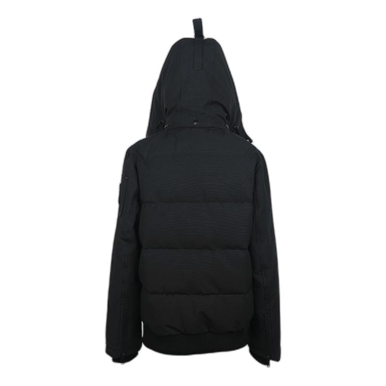Moose Knuckles Contrast-Pocket Hooded Down Winter Parka