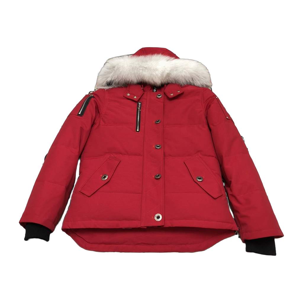 Moose Knuckles Women's Original Shearling-Trim 3Q Jacket – Navy
