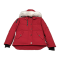 Moose Knuckles Women's Original Shearling-Trim 3Q Jacket – Navy