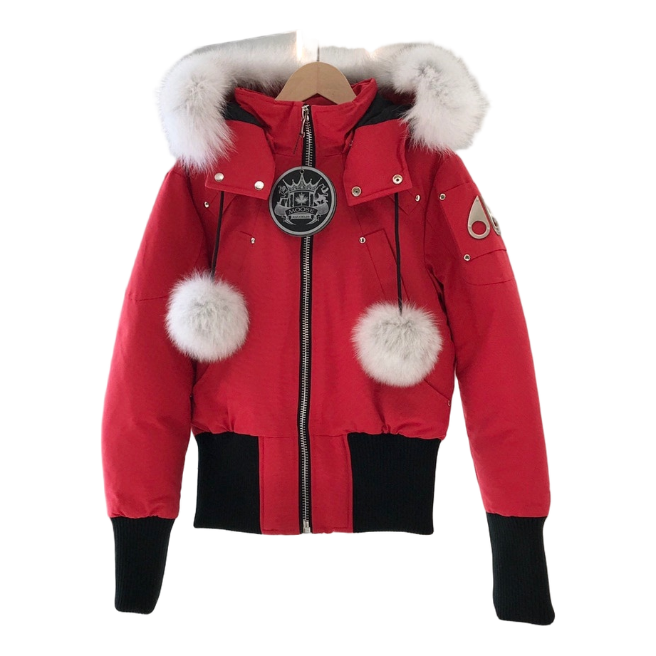 Moose Knuckles Debbie Fur-Trim Bomber Jacket