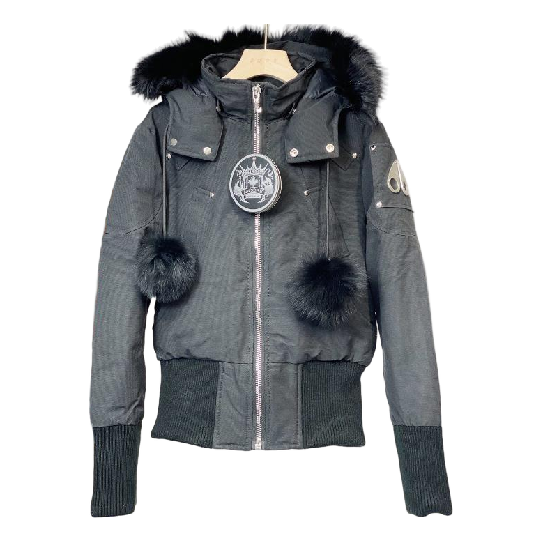Moose Knuckles Debbie Fur-Trim Bomber Jacket