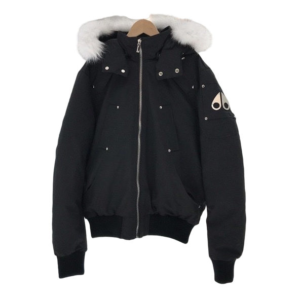 Moose Knuckles Ballistic Fur-Trim Bomber Jacket