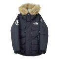 The North Face Four-Pocket Faux Fur-Trim Hooded Parka – Graphite