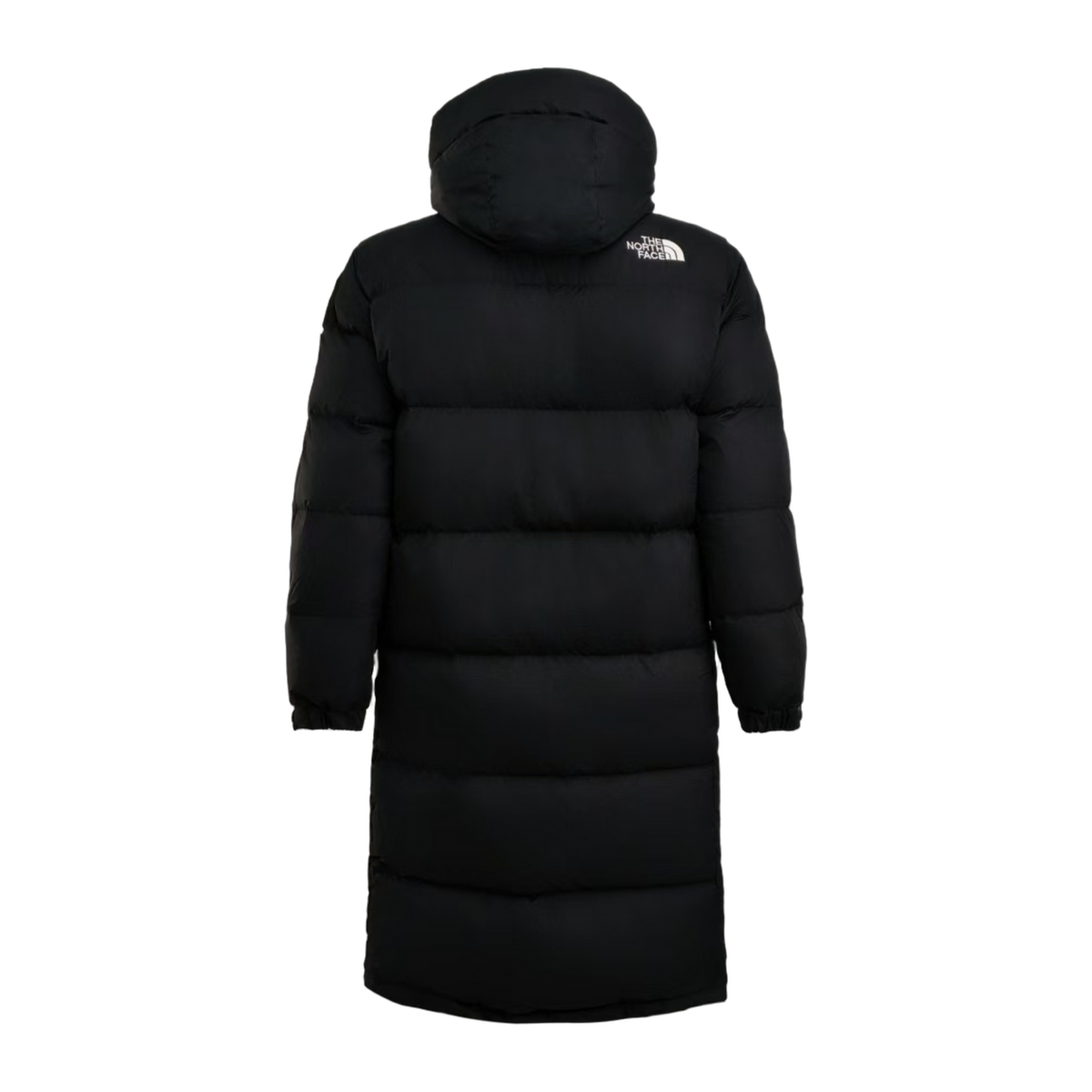 The North Face Colour-Block Long Down Coat – Black