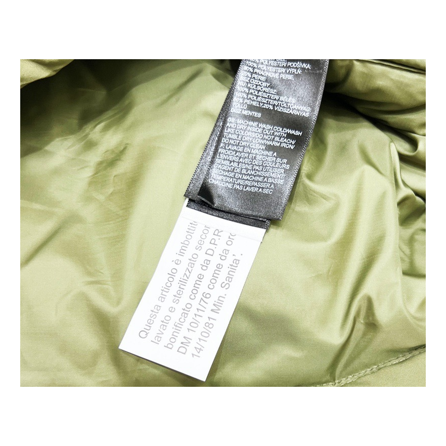 The North Face Fleece-Panel Stand-Collar Puffer Jacket – Olive