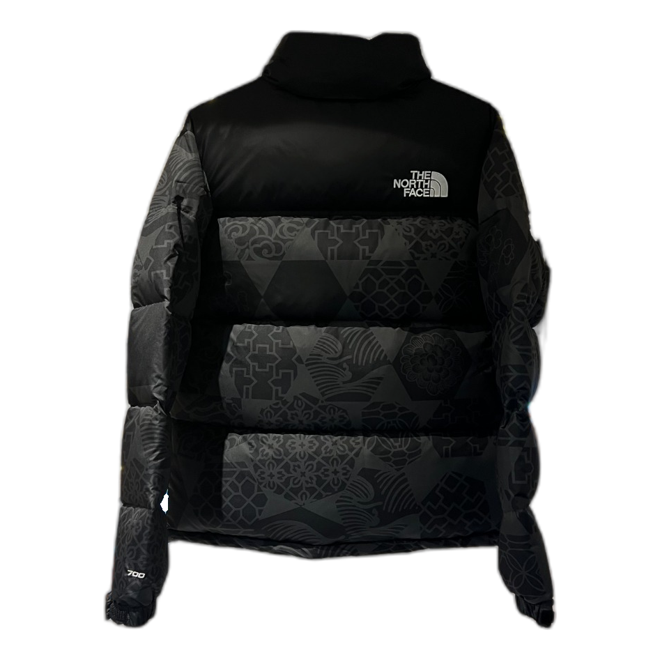 The North Face 1996 Retro Nuptse Patterned Puffer Jacket – Black