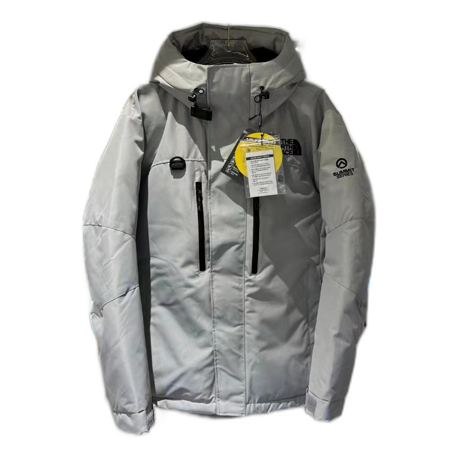 The North Face Himalayan Down Parka – Grey & White | 700-Fill Down